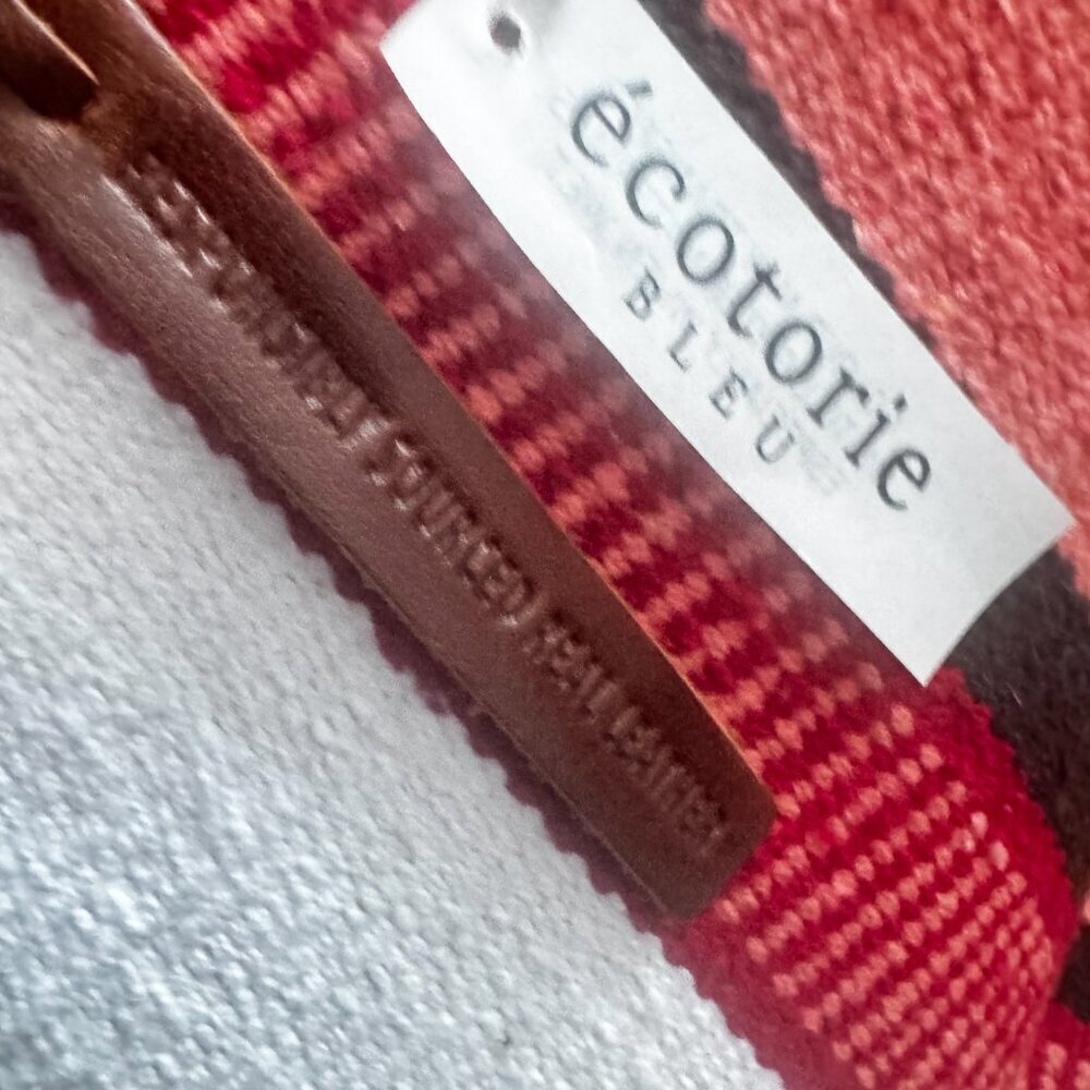 Ecotorie Jackson Tote Cognac Southwestern Print Canvas leather Fringe - Picture 4 of 8